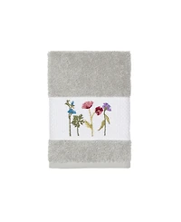 Linum Home Turkish Cotton Serenity Embellished Washcloth