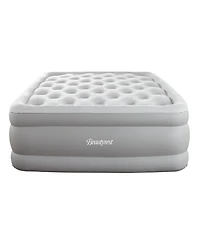 Beautyrest 18" Queen Sky Rise Raised Adjustable Comfort Coil Top Airbed with Express Pump