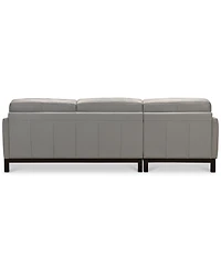 Closeout! Virton 2-Pc. Leather Chaise Sectional Sofa, Created for Macy's
