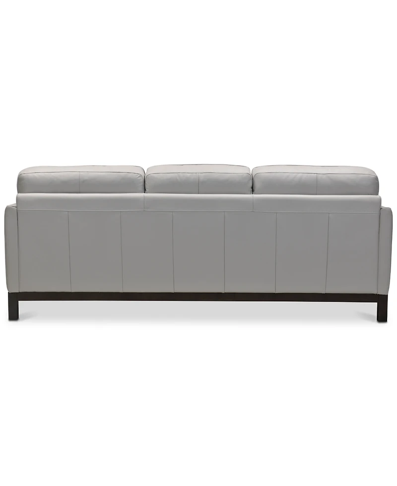 Closeout! Virton 87" Leather Sofa, Created for Macy's
