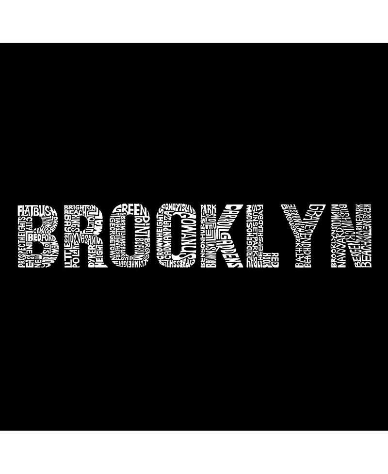 La Pop Art Mens Premium Blend Word T-Shirt - Brooklyn Neighborhoods