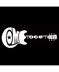 La Pop Art Mens Premium Blend Word T-Shirt - Come Together