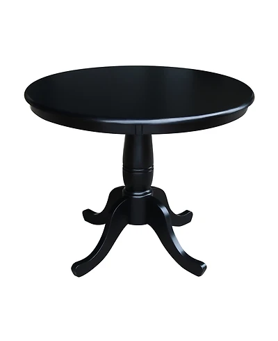 International Concepts 36" Round Top Pedestal Table