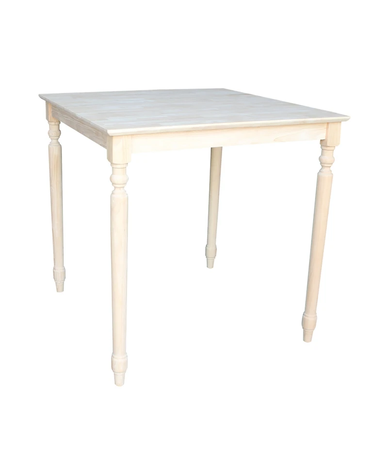 International Concepts Solid Wood Top Table