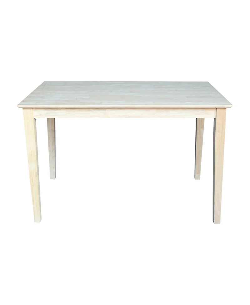 International Concepts Solid Wood Top Table