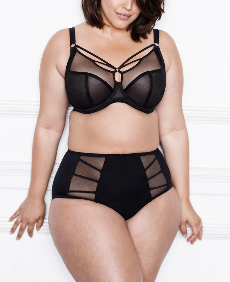 Elomi Full Figure Sachi Underwire Strappy Caged Bra EL4350, Online Only