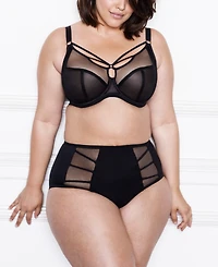 Elomi Full Figure Sachi Underwire Strappy Caged Bra EL4350, Online Only