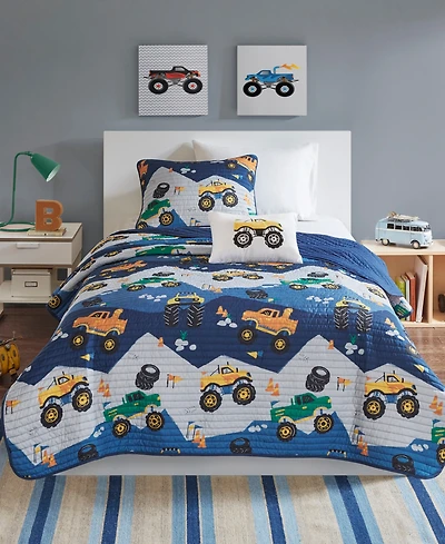 Intelligent Design Nash Reversible 4-Pc. Coverlet Set, Full/Queen