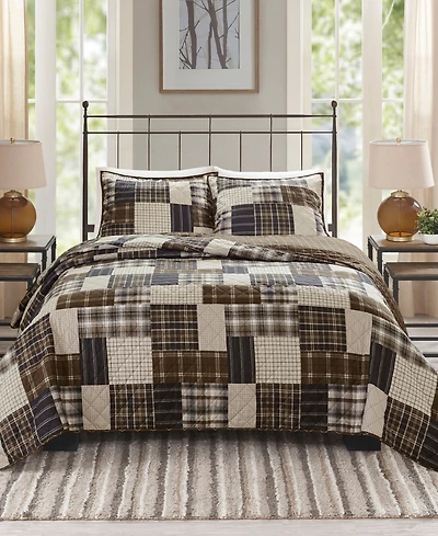 Madison Park Timber Reversible 3-Pc. Quilt Set, Full/Queen