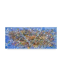 Sharon Pitts 'Nest Birds' Canvas Art - 19" x 8"