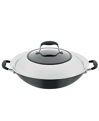 Anolon Advanced Home Hard-Anodized Nonstick Wok with Side Handles, 14"