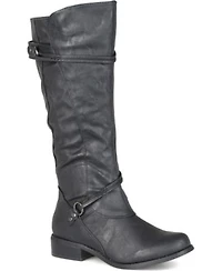 Womens Harley Regular Wide Calf Extra Wide Calf Rouched Knee High Boots