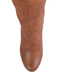 Journee Collection Women's Langly Knee High Wedge Boots