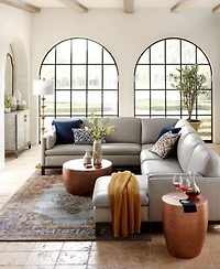 Closeout Virton Leather Sofa Collection Created For Macys