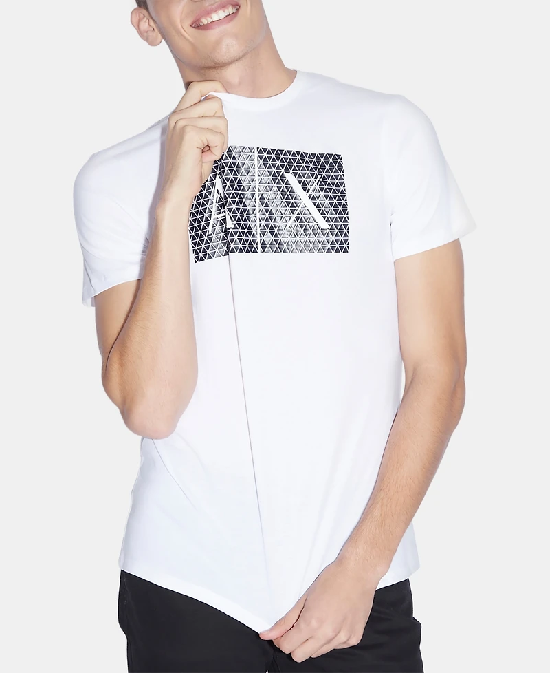 A|X Armani Exchange Men's Foundation Triangulation T-Shirt