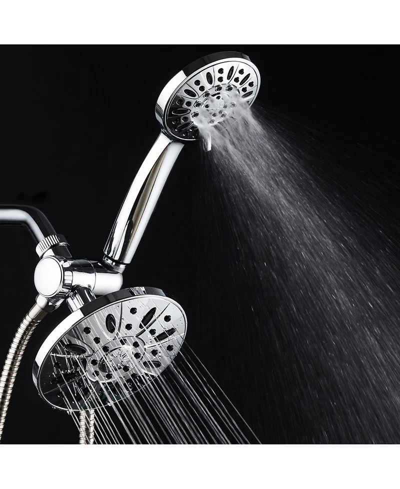 AquaDance High Pressure 3-way Rainfall Combo Shower Head