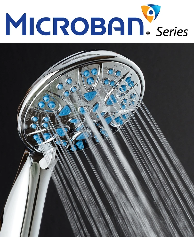 AquaDance Antimicrobial Hand Shower, Aqua Blue