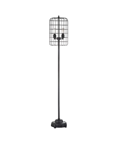 Jonathan Y Odette Industrial Metal Floor Lamp