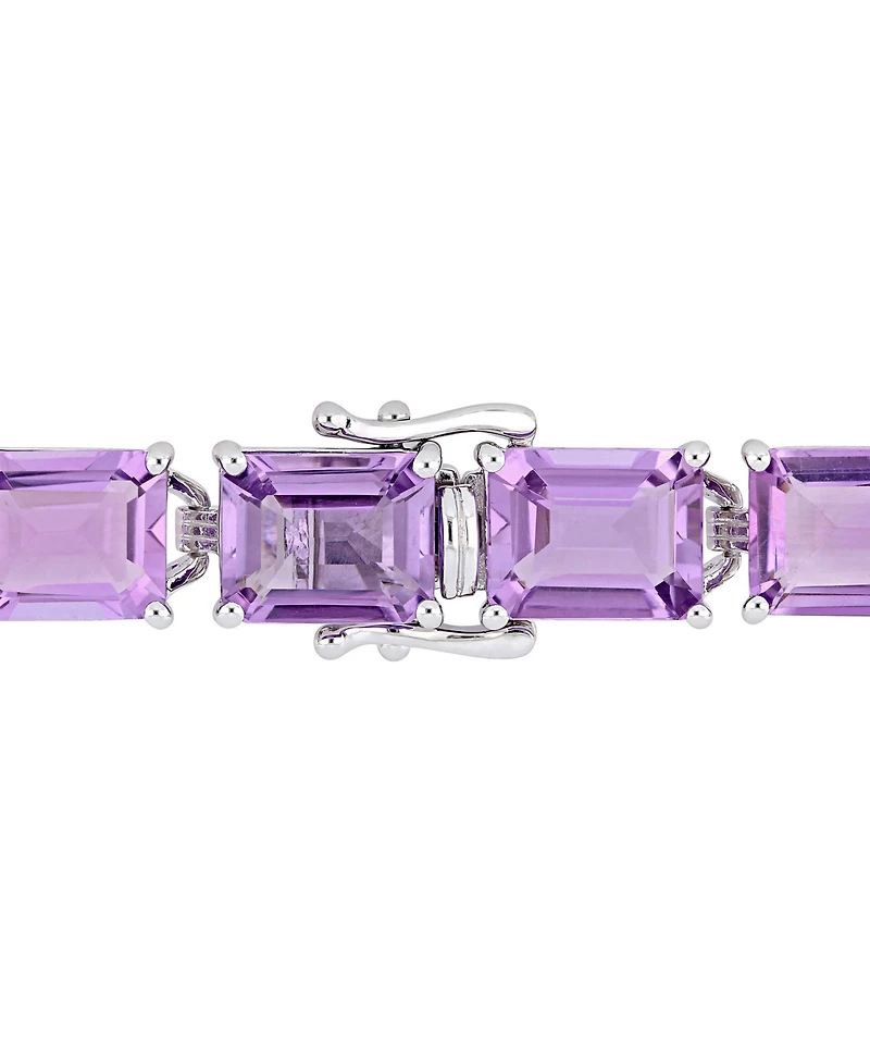 Amethyst (45 ct. t.w.) Tennis Bracelet in Sterling Silver