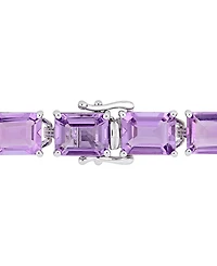 Amethyst (45 ct. t.w.) Tennis Bracelet in Sterling Silver