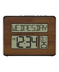 La Crosse Technology Atomic Full Calendar Digital Clock with Extra Large Digits