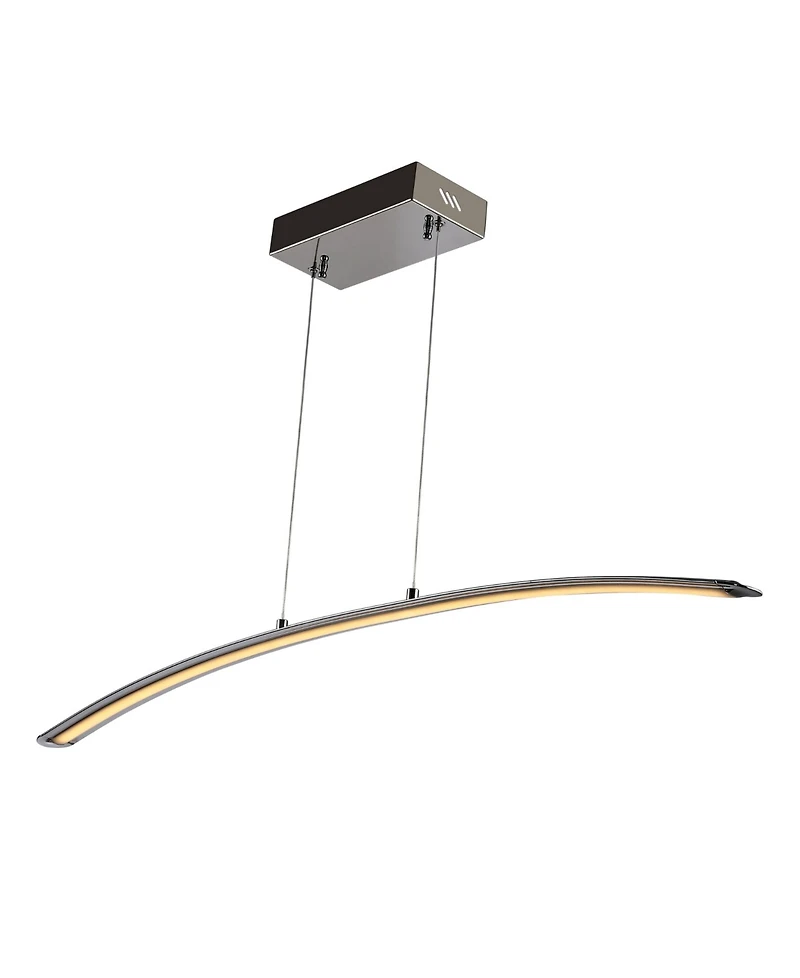 Jonathan Y Roxanna 41.5" Dimmable Adjustable Integrated Led Metal Linear Pendant