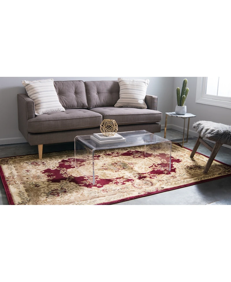 Bayshore Home Belvoir Blv5 Red 8' x 11' 4" Area Rug