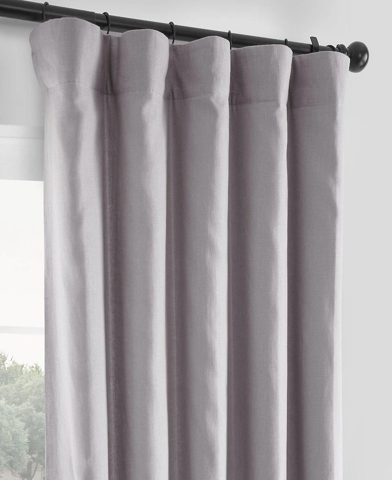 Half Price Drapes French Linen Room Darkening Curtain