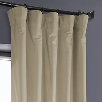 Half Price Drapes Heritage Plush Velvet Room Darkening Curtain