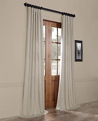 Half Price Drapes Heavy Faux Linen Curtain