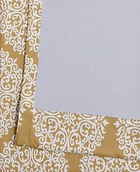 Half Price Drapes Meridian Damask Room Darkening Curtain