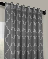 Half Price Drapes Seville Geometric Room Darkening Curtain