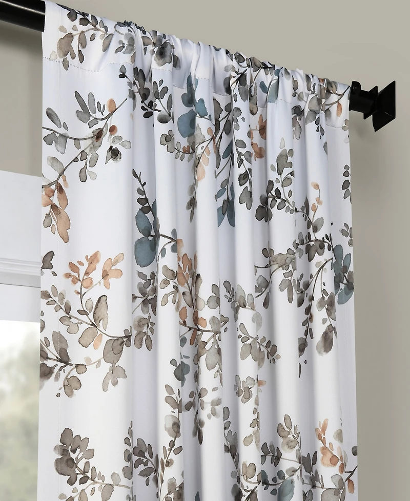 Half Price Drapes Antique Floral Room Darkening Curtain