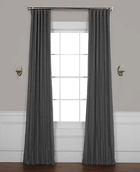 Half Price Drapes Bellino Textured Faux Linen Room Darkening Curtains For Bedroom & Living Room Curtains(1 Panel