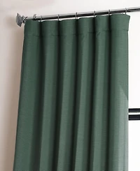 Half Price Drapes Bellino Textured Faux Linen Room Darkening Curtains For Bedroom and Living Room Curtains(1 Panel