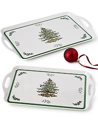 Spode Christmas Tree Melamine Trays, Set of 2, Exclusively at Macy's