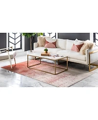 Bayshore Home Lyon Lyo2 Red 8' x 11' 4" Area Rug