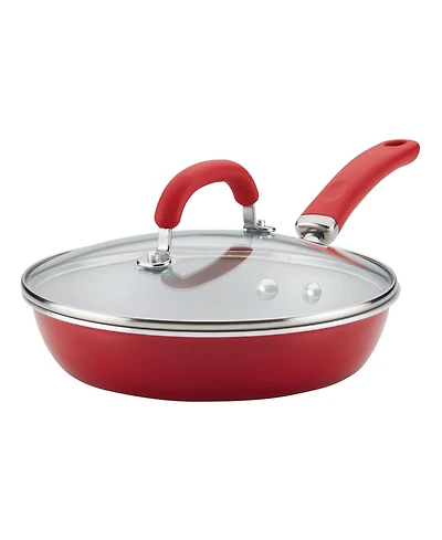 Rachael Ray Create Delicious Aluminum Nonstick Covered 9.5" Deep Skillet
