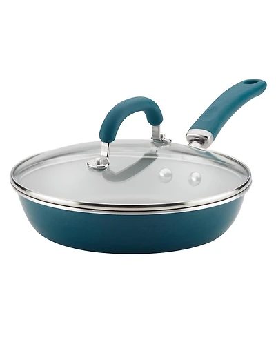 Rachael Ray Create Delicious Aluminum Nonstick Covered 9.5" Deep Skillet