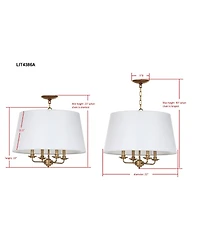 Safavieh Kimball 22"D Adjustable Pendant