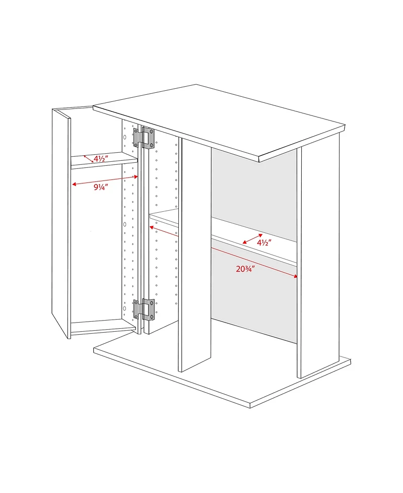 Prepac Locking Media Storage Cabinet