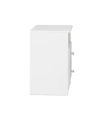 Prepac Astrid 2-Drawer Nightstand with Acrylic Knobs