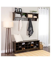 Prepac 60" Wide Hanging Entryway Shelf