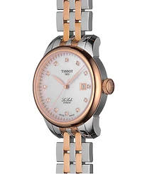 Tissot Women's Swiss Automatic Le Locle Diamond-Accent Two-Tone Stainless Steel Bracelet Watch 29mm