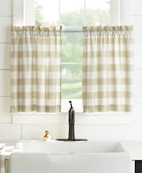 Elrene Home Fashions Farmhouse Living Buffalo Check Window Tier Set