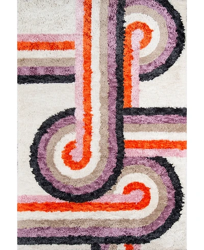 Novogratz Retro Ret-5 Lavender 5' x 7'6" Area Rug