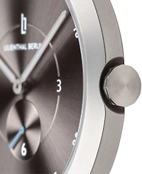 Lilienthal Berlin L1 Gray Leather Watch 42mm