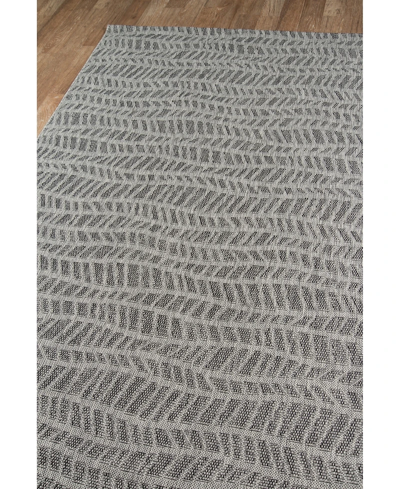 Novogratz Villa Vi- Gray 3'11" x 5'7" Outdoor Area Rug