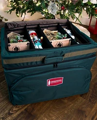 TreeKeeper Christmas Ornament Storage Box with Top Pocket
