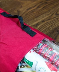 Santa's Bag Christmas Wrapping Paper Storage Container